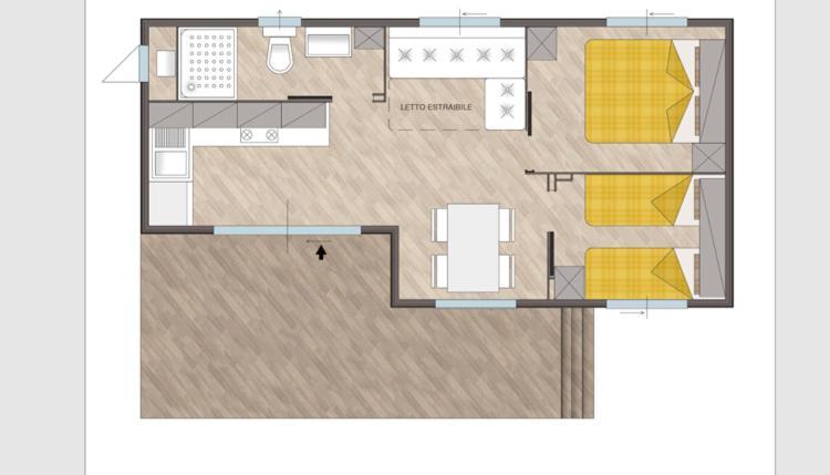 Casa Mobile Gustocamp A Caorle Hotel Bagian luar foto